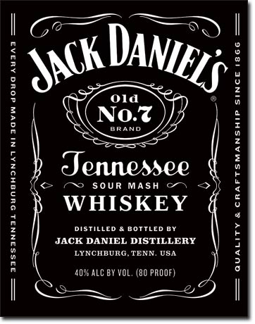 1917 - Jack Daniel's - Bottle Label